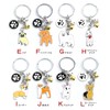 KOYOKOMA Dog Keychain Paw Ring Dog Key Ring Charm Maltese