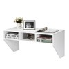 Pemberly Row Contemporary MDF Wall Mounted Floating Computer Desk in