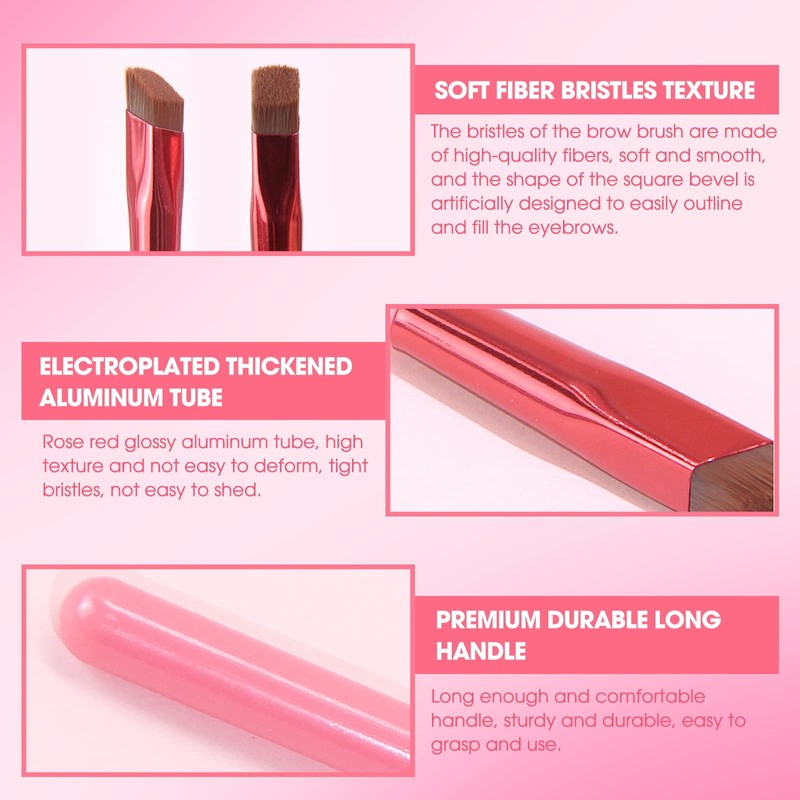 2PCS Multi-function Eyebrow Brush Make Hair Like Strokes at All,