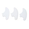 3PCS Surfboard Fin Replacement PVC Paddle Board Fin Surfboard Accessory