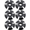 MEETOOT 6pcs Petal Rubber Pole Tip Protectors Trekking Pole Mud