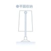 Marna W175B Brushing Cup (Suction Cup with Stand / Blue)