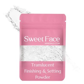 TRANSLUSCENT FINISHING BULK SETTING POWDER (12 gram Refill Pouch) Mineral Makeup Matte Bare Face Loose Illuminating Oil Control Blurring Baking Powder Extends Wear Talc-Free Poreless Finish