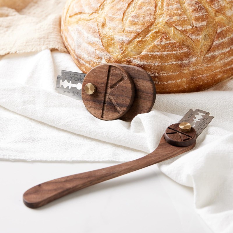 ROCKSHEAT Bread Lame Set of 2, Scoring Knife with 5