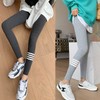 Women's Butt-Lifting Slimming Yoga Jogger Pants - Spring/Autumn Thread Leggings Black + Free Size [40.00 Kg-55.00 Kg] 5ea