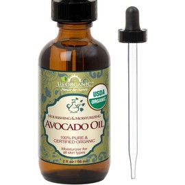 US Organic Aceite de Aguacate Orgánico USDA, Prensado en Frío, 56 ml