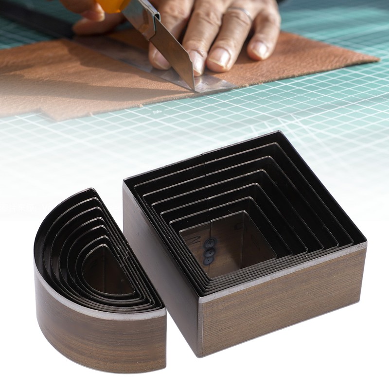14 Pcs Leather Cutting Mold 2 Shape Exquisite High Carbon