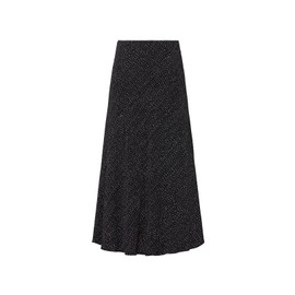 FIFTEEN TWENTY Rent the Runway Pre-Loved Bias Cut Midi Skirt, Black, Medium