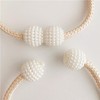 HIRHOEH 2 Pack Cartoon Cloud Curtain Tiebacks for Kids Room