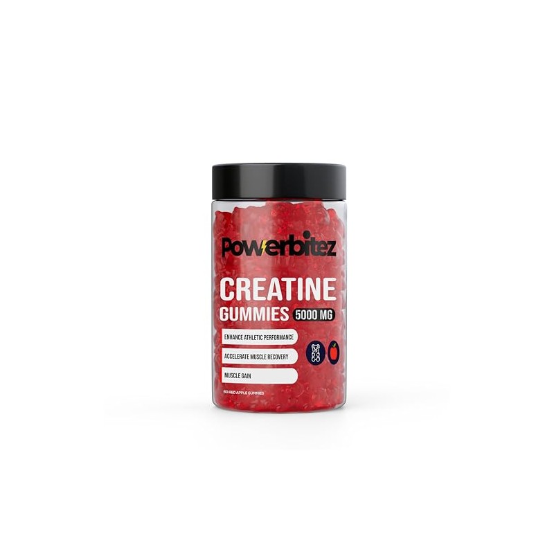 Creatine Gummies for Men & Women, 5g Creatine Monohydrate per