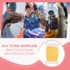 PATIKIL Chenille Fly Tying Total 10 M, 2 Pack Rayon