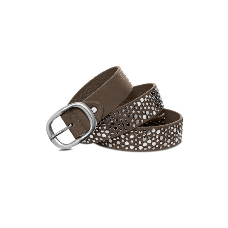CASPAR Womens Vintage Jeans Belt / Waist Band with Studs