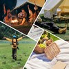 2Pcs Foldable Butterfly Camping Spoon Convenient Detachable Camping Spoon Useful