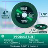 Taoskai 10 Pack 4 inch Glass Cutting Disc for Angle