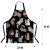 BGBDEIA Cats Apron Adjustable Neck Bib Apron for Men Women,Suitable