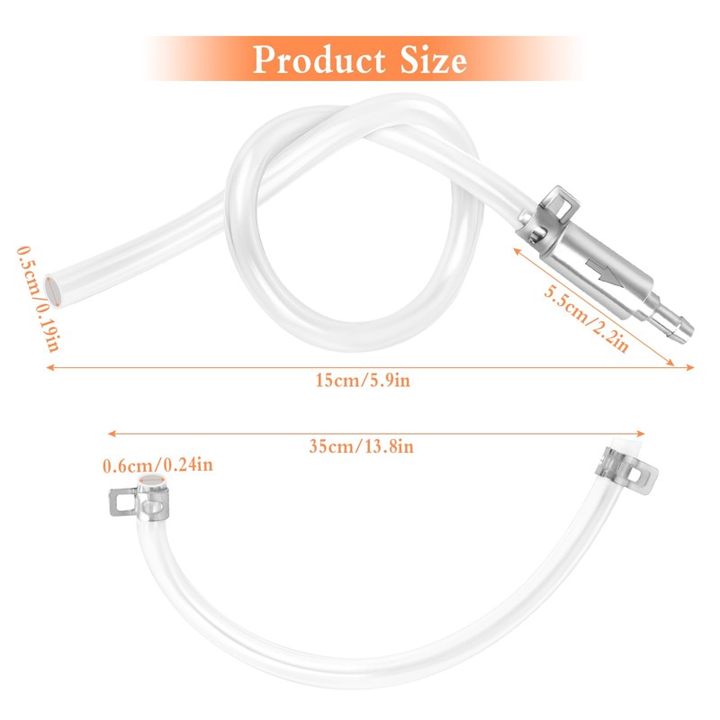 YAKLEE Brake Bleeding Hose, 1 Piece Motorcycle Bleeding Hose with