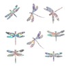 30 Pieces Dragonfly Prism Window Stickers for Bird Strikes, Anti-Collision