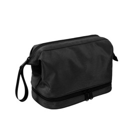 Waterproof Travel Toiletry Bag,Large Makeup Organizer Bag for Organize Toiletries, Cosmetics, Shaving Accessories for Men Women（Black）