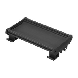 MECCANIXITY DIN Rail Mount Carrier for 100mm x 72mm PCB, Housing, Bracket, Black