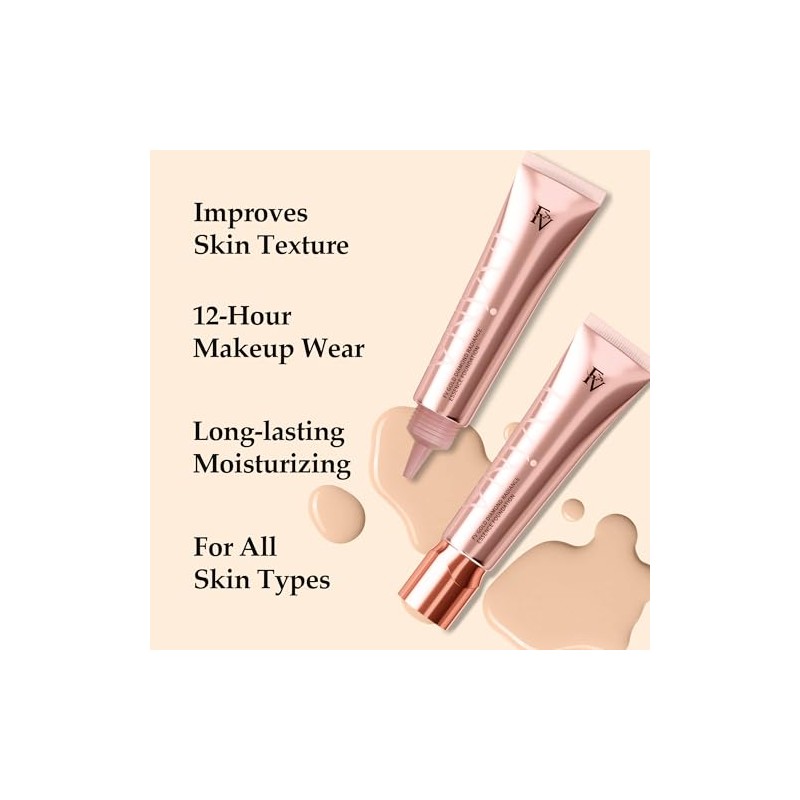 Base Maquillaje Líquida Mate Impecable Cobertura Total Aceite Fórmula Hidratante