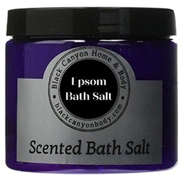 Black Canyon Christmas Pine & Apple Scented Epsom Salt Bath Soak with Jojoba Oil, 16 Oz
