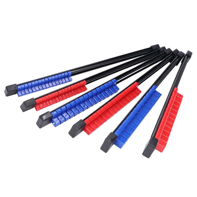 6pcs Socket Organizer Tray Multipurpose ABS 1/4in 3/8in 1/2in Auto