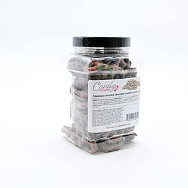 Candy Retailer Christmas Drizzled Chocolate Coated Pretzels 1 Lb