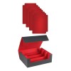 Caja Para Mazo De Cartas, Soporte Para Tarjetas Negro Rojo