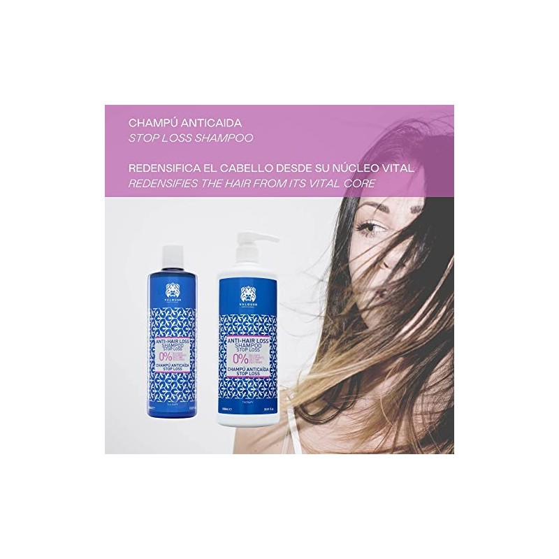 Valquer Pack Anticaída Fórmula Zero Shampoo 400 ml y Loción