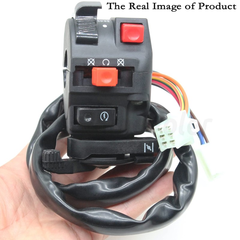 Amavoler 9 Wire 5 Function Left Starter Kill Light Choke