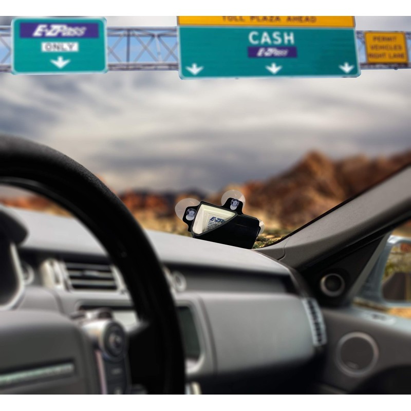 TrexNYC Toll Pass Holder for Car, Super Strong Holder with