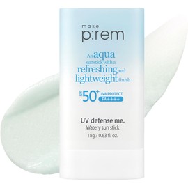 MAKEPREM Make PRem Uv Defense Me Barra Solar Acuosa Fps 50 Pa Hidratante Y Refrescante Ligera Acabado No Graso Protector Solar Coreano 18 G