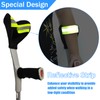 Addestrale Crutch Pads con Strisce Riflettenti - Coperture Crutch Gomito