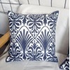 ZUODUTEX 45 x 45 Cm Cushion Covers Embroidery Geometry Cotton