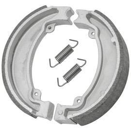 Caltric Rear Brake Shoes for Eton Exl150 Viper St Quad 2005 2006 Atv Brake Shoes