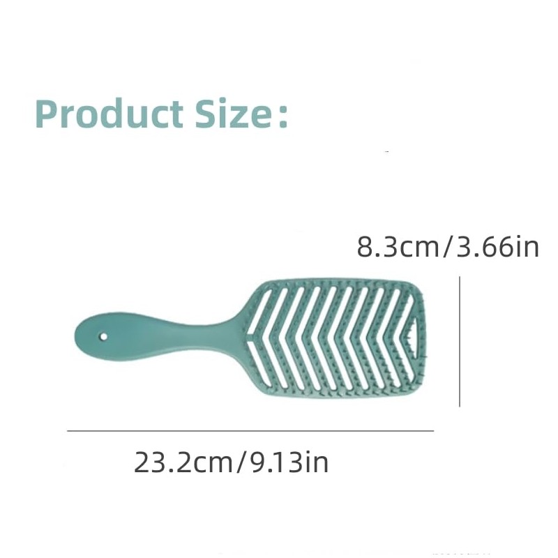 2 Cepillos de Ventilación para Desenredar con Paleta con Dientes