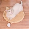 Sisal Cat Scratcher Board - Cat Face Shape Scratching Post
