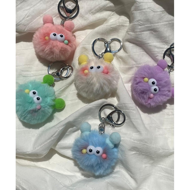 Wigo Mini Monster, Plush Toy, Keychain, Accessory, Strap, Cute, Gift,