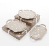 Temp-tations by Tara Temp-tations Set-of-3 Sculpted 10"" Mini Platters with