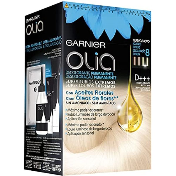 Garnier Permanent Bleaching Oil Sin Amonia with Aceites Florales Naturales - Extremo D+++ Bleaching