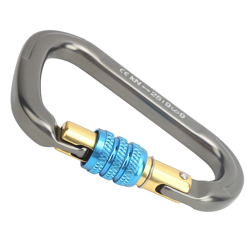 XINDA Climbing Carabiner Safety Buckle Quick Hanging D‑Type Screw Main