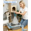 Cat Litter Bags 30 Pack with Drawstring, Heavy Duty Cat