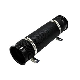sakurawing Flexible Hose, Air Duct Hose, Car Pipe, Funnel, Engine Room, Intake Pipe, Telescopic, Bellows, Dress-Up, Black