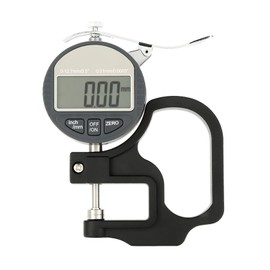 Caliper Measuring Tool, Digital Thickness Gauge for Paper Leather Fabric Wire Measuring Tool 0-12.7 mm Measuring Range 0.01 mm Accuracy for Paper, Jewellery, Beads, Leather