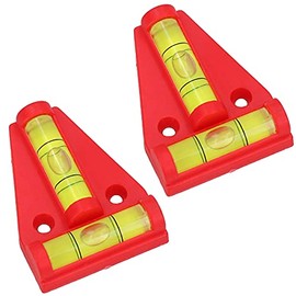 Two Way T Shaped Mini Bubble Spirit Level Leveller Trailers Caravans Home 2pk