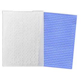 LANGFON Plastic Embossing Folders for Card Making, Brick Wall Pattern Background DIY Template Photo Album Paper Handmade Scrapbooking Craft Decoration Mold