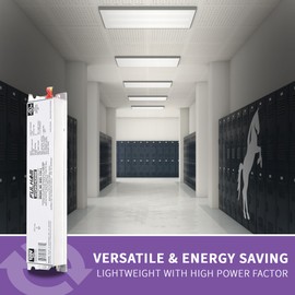 Fulham Lighting WH3-120-C Workhorse 3 Versatile Fluorescent Lamp Ballast, Silver 120V