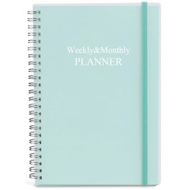 Undated Diary A5 Planner for 2024 or Any Year, Weekly & Monthly Organizer Notebook & Journal to Track Goals, Improve Productivity & Time Management, 15 x 21cm, Perfect to Organize Your Daily Life
