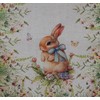 texpot Table Runner 40 x 90 cm with Print Bunny