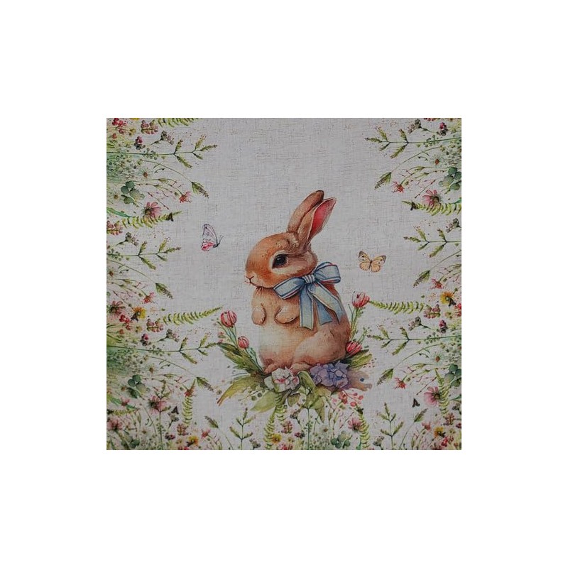texpot Table Runner 40 x 90 cm with Print Bunny
